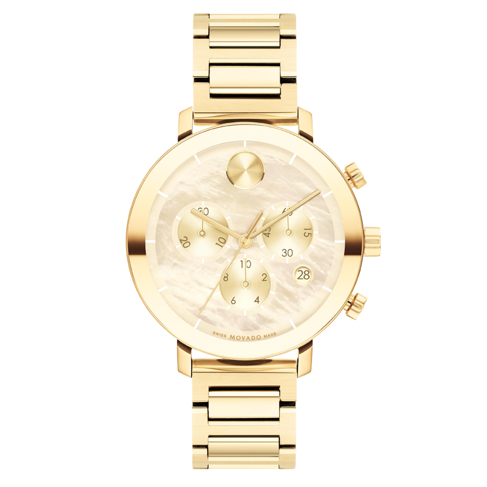 Movado bold gold with diamonds best sale