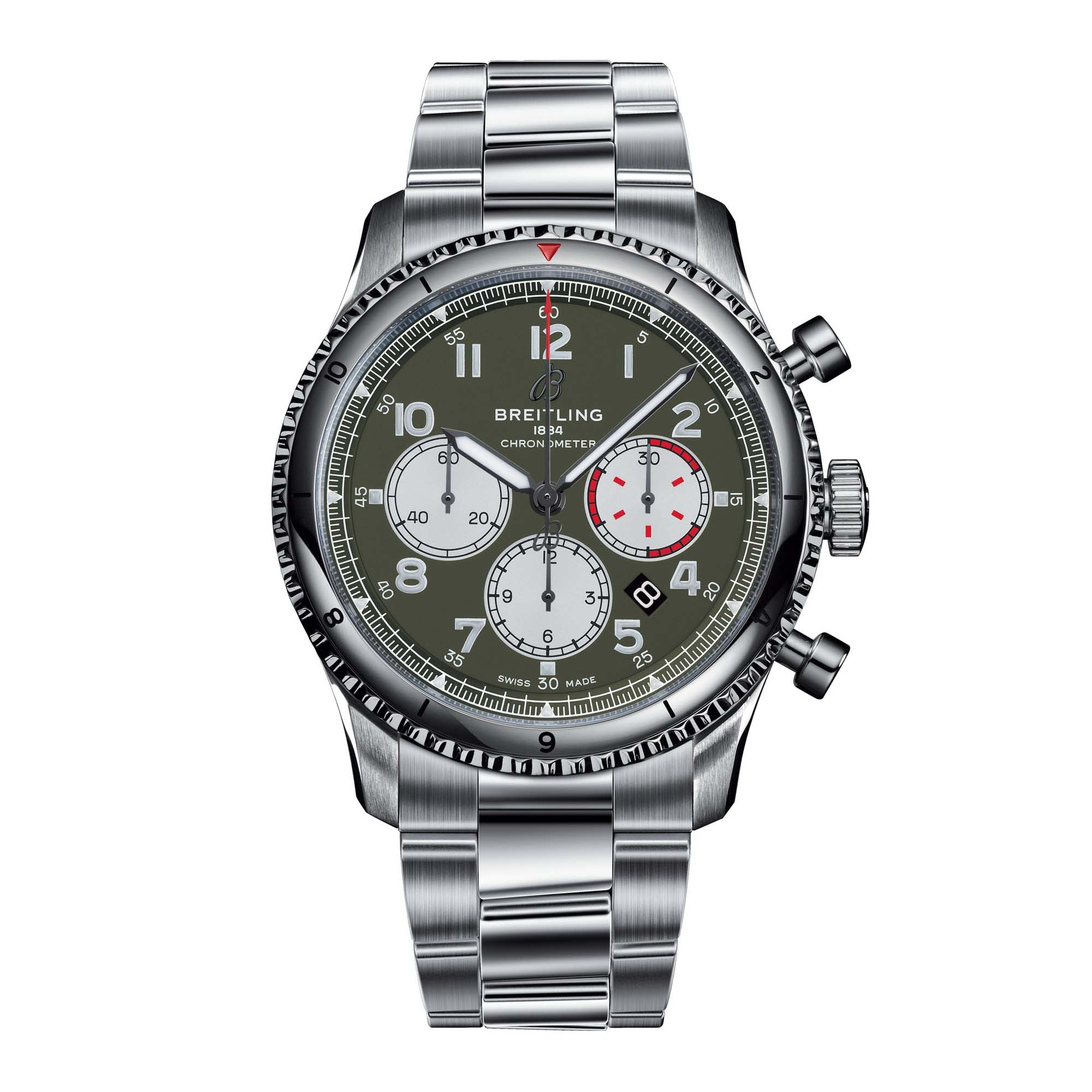 Aviator 8 B01 Chronograph 43 Curtiss Warhawk Little Switzerland