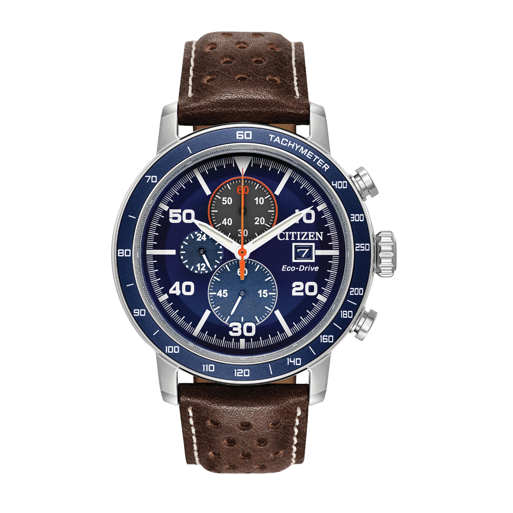 Citizen Eco Drive Blue Dial Brycen Mens Watch Little Switzerland