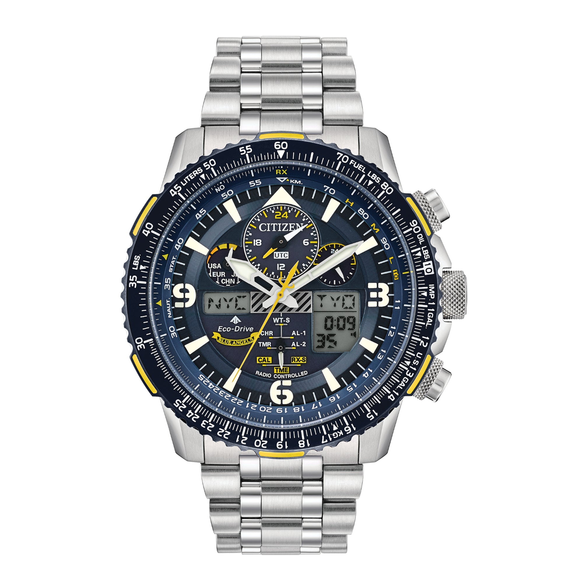 Citizen sky 2024 hawk eco blue angels watch