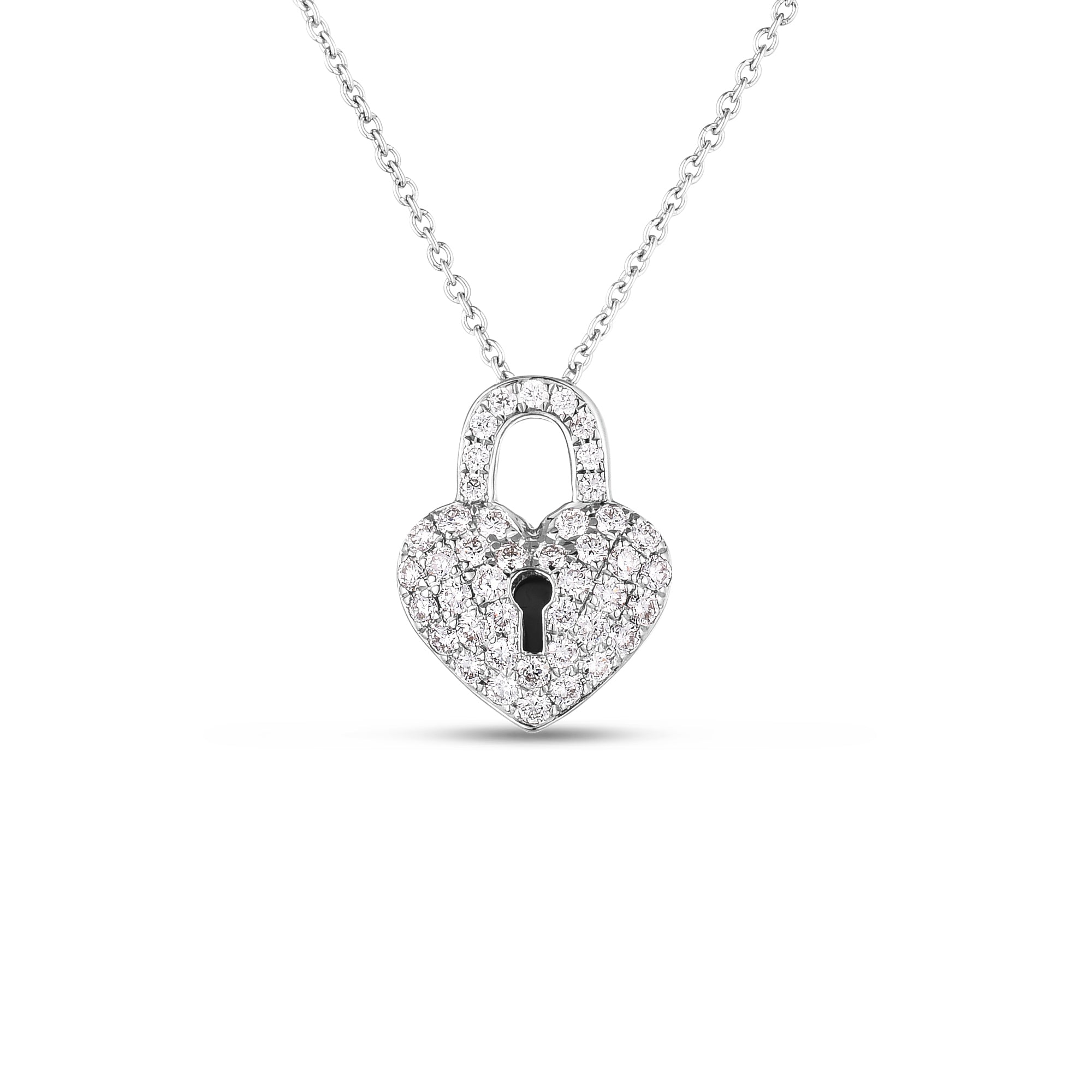 Tiffany & Co. Heart Lock Diamond Pendant