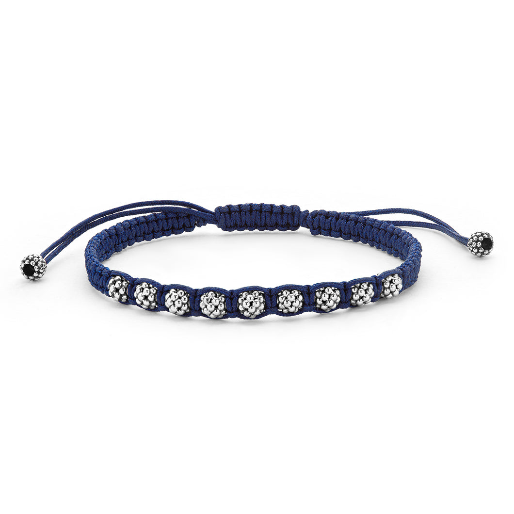 Anthem Navy Macrame Bracelet