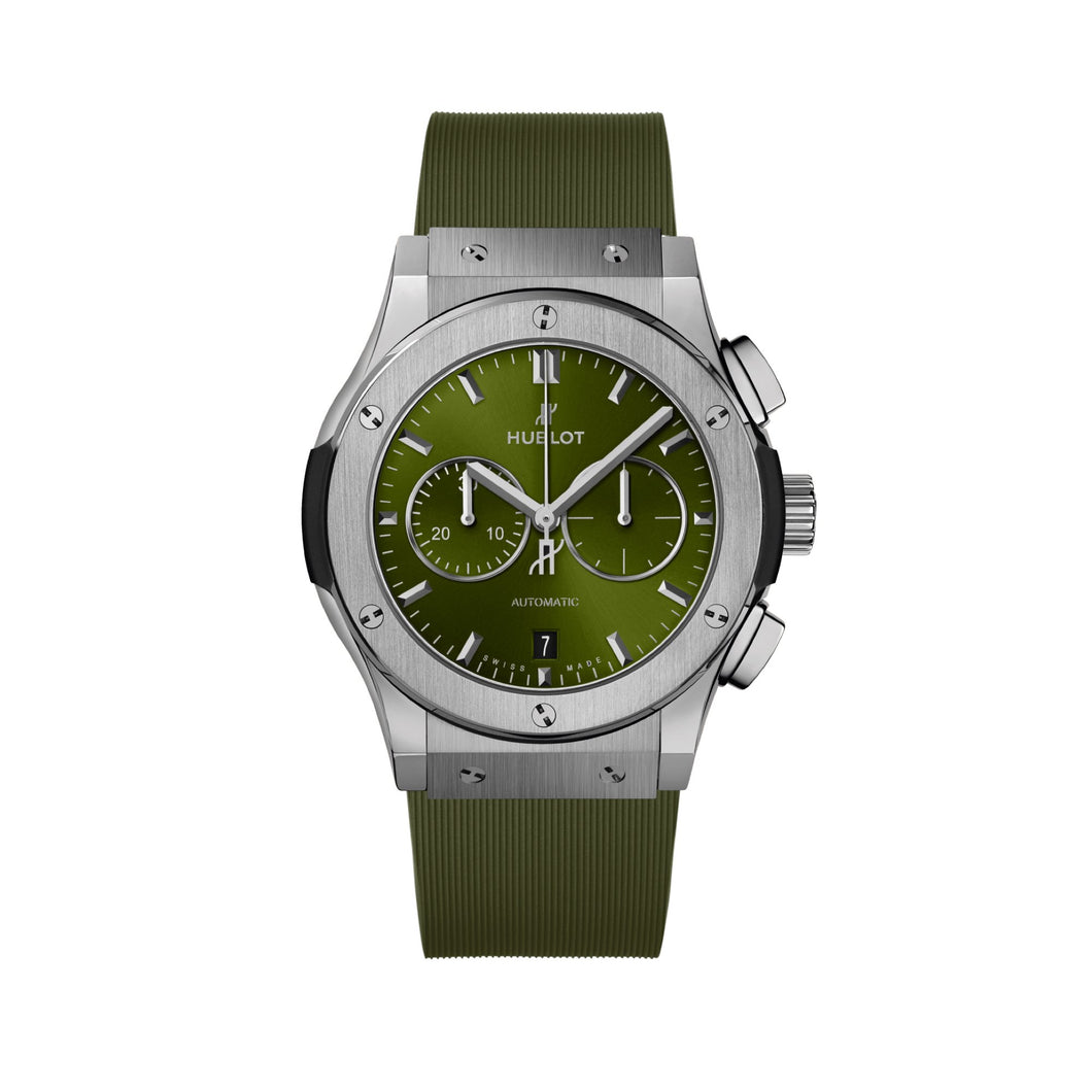 Classic Fusion Chronograph Titanium Green 42mm