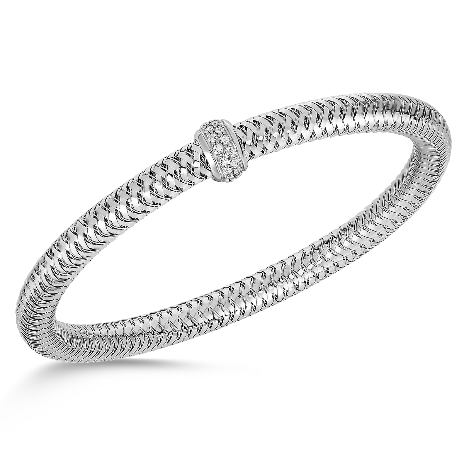 18K White Gold Primavera Diamond Accent Bracelet – Little Switzerland