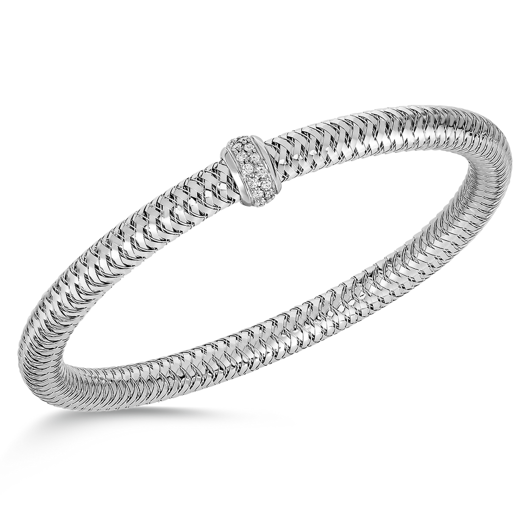 18K White Gold Primavera Diamond Accent Bracelet