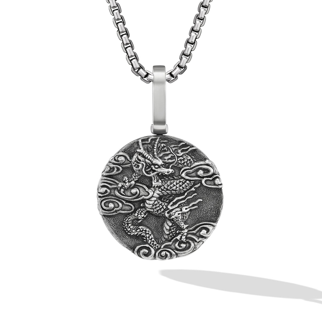 Dragon Amulet in Sterling Silver