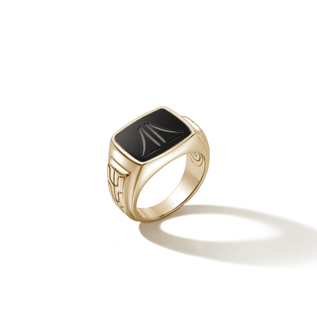 Carved Signet Ring