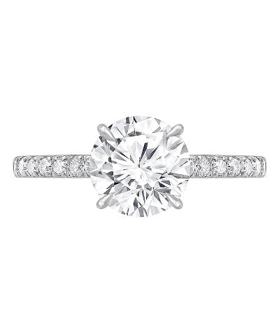 2.83 ctw. Lab-Created Diamond Ring in 14K White Gold